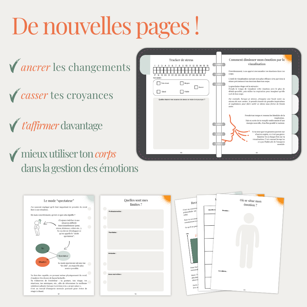 Suite de l’Agenda Préparation Mentale – 3 Mois Supplémentaires